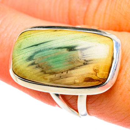 Willow Creek Jasper Rings handcrafted by Ana Silver Co - RING81817