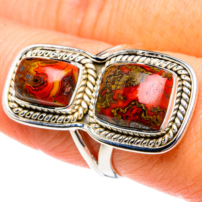Moroccan Agate Rings handcrafted by Ana Silver Co - RING81821