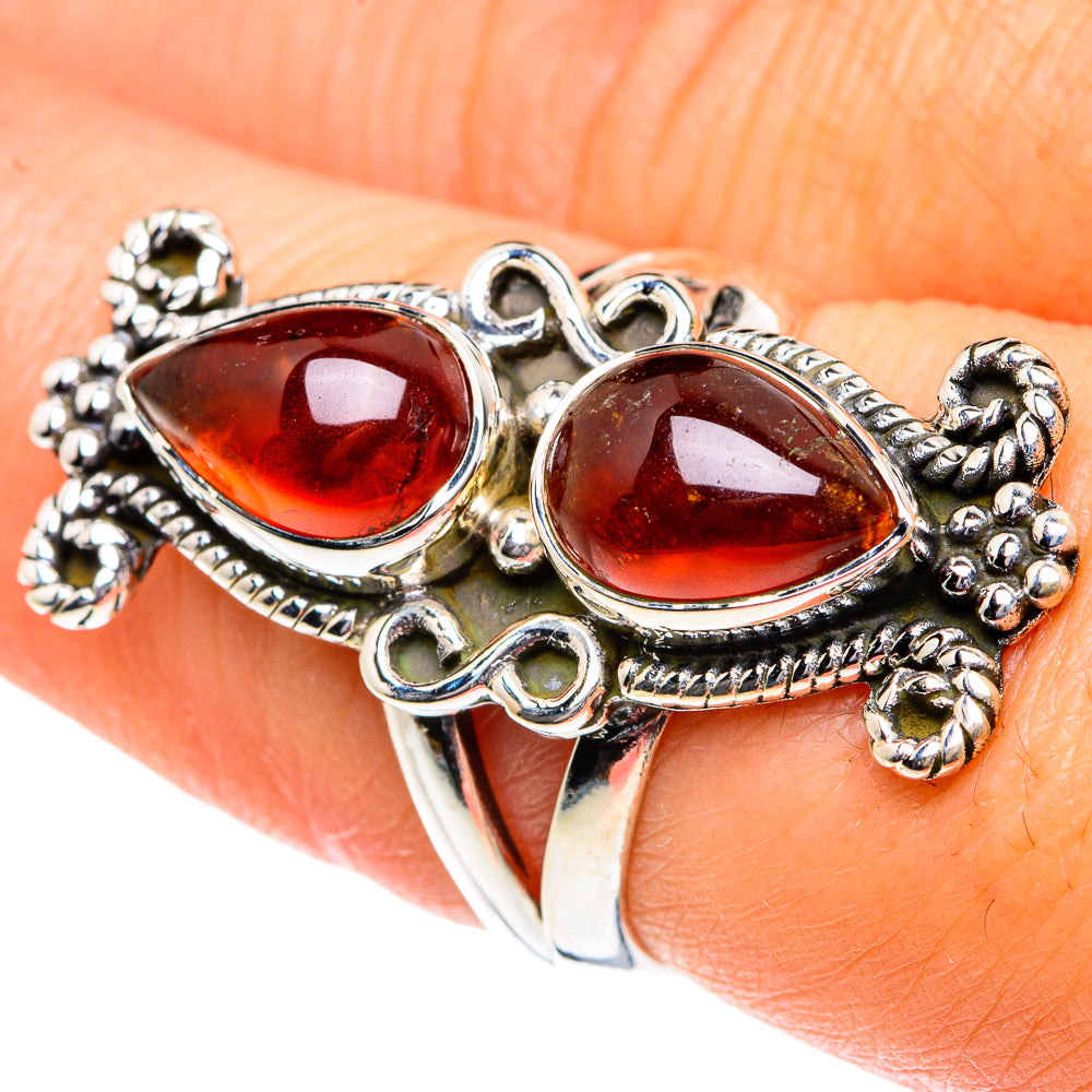 Carnelian Rings handcrafted by Ana Silver Co - RING81824