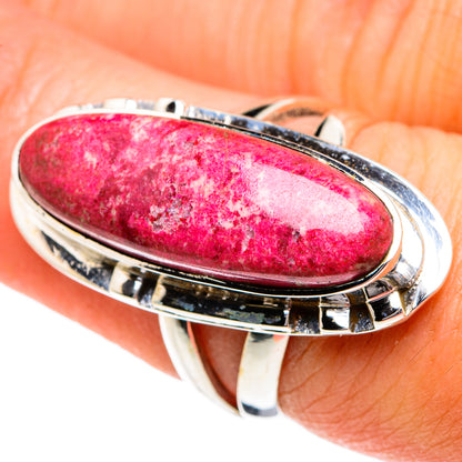 Thulite Rings handcrafted by Ana Silver Co - RING81825