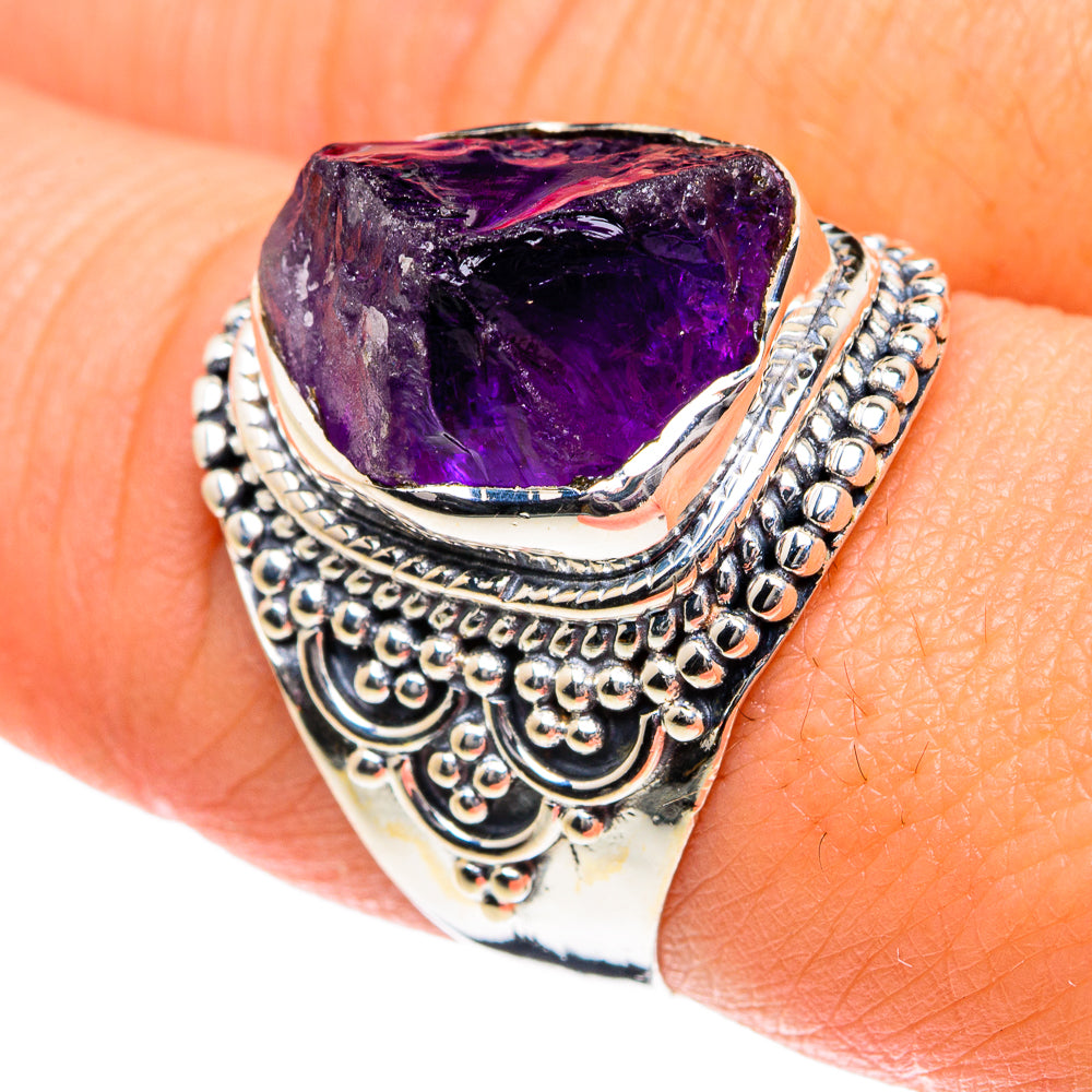 Amethyst Rings handcrafted by Ana Silver Co - RING81827