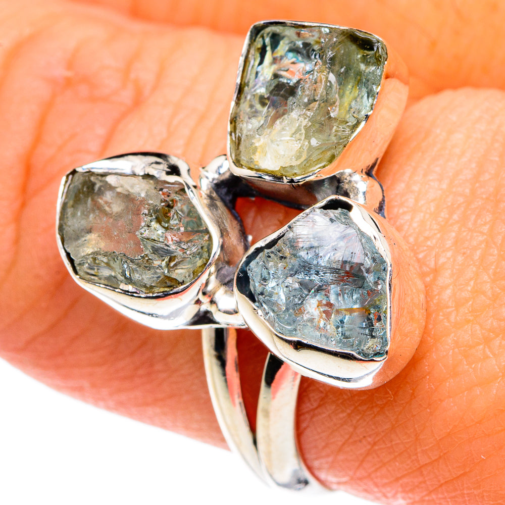 Aquamarine Rings handcrafted by Ana Silver Co - RING81842