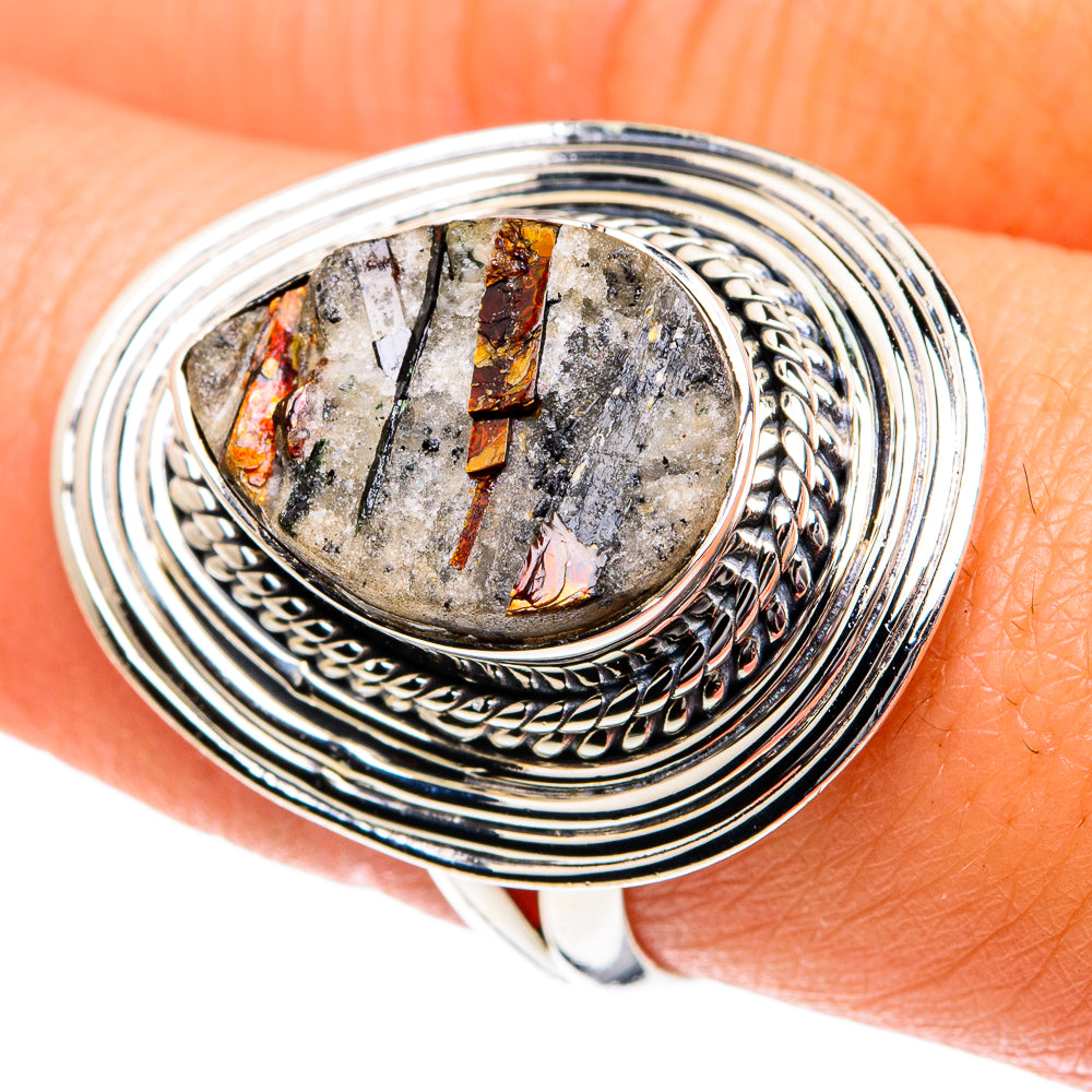 Astrophyllite Rings handcrafted by Ana Silver Co - RING81856