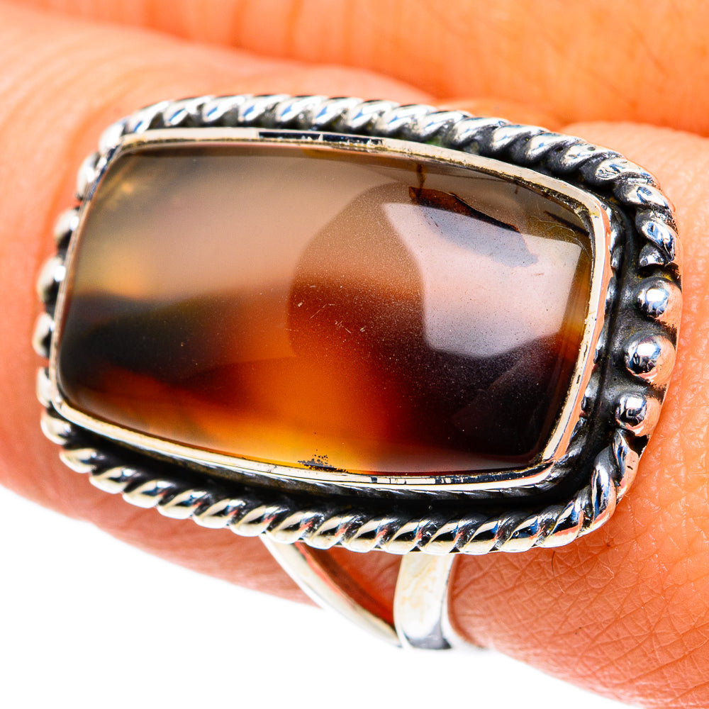 Montana Agate Rings handcrafted by Ana Silver Co - RING81857