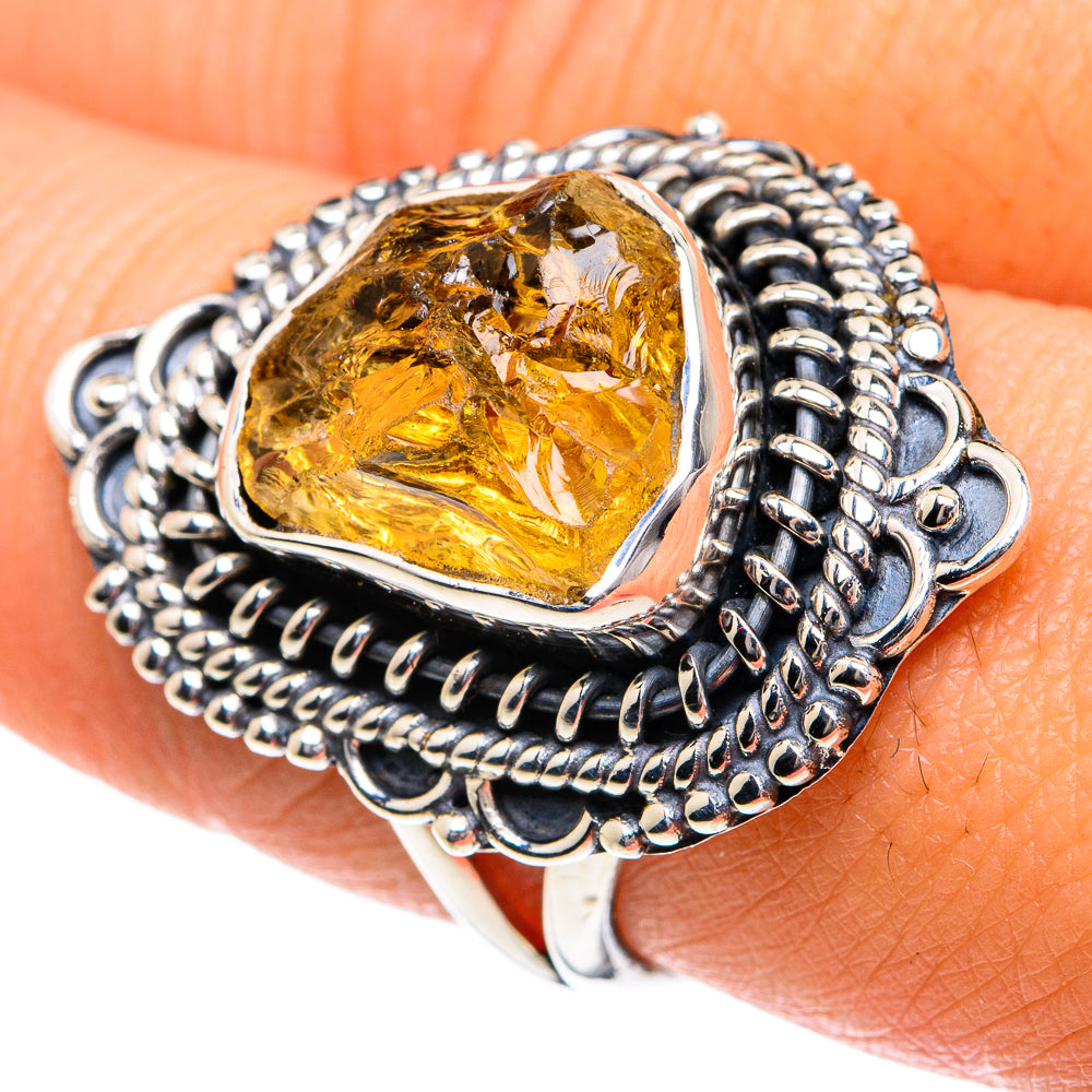 Citrine Rings handcrafted by Ana Silver Co - RING81859