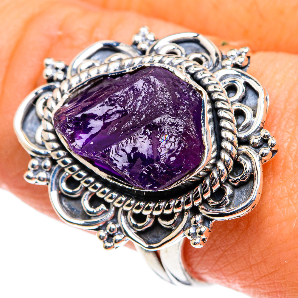 Amethyst Rings handcrafted by Ana Silver Co - RING81865