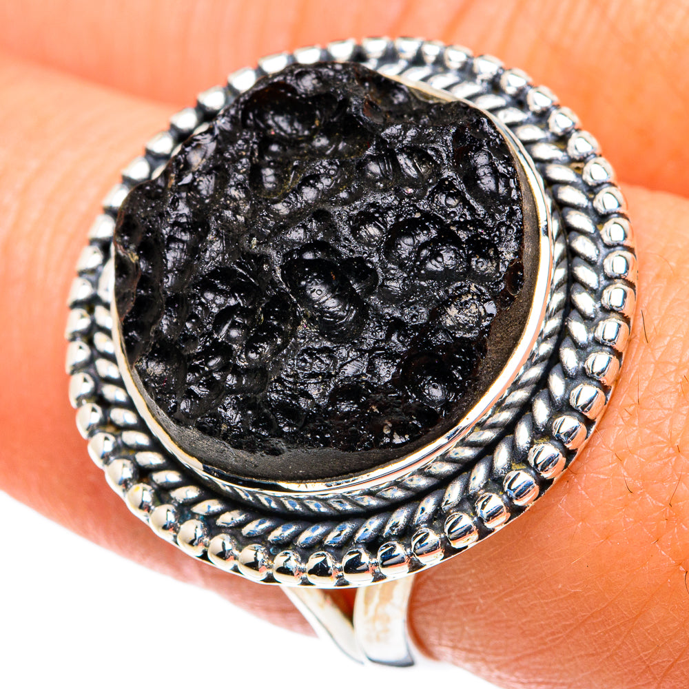 Tektite Rings handcrafted by Ana Silver Co - RING81866