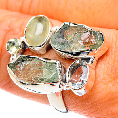 Aquamarine Rings handcrafted by Ana Silver Co - RING81886