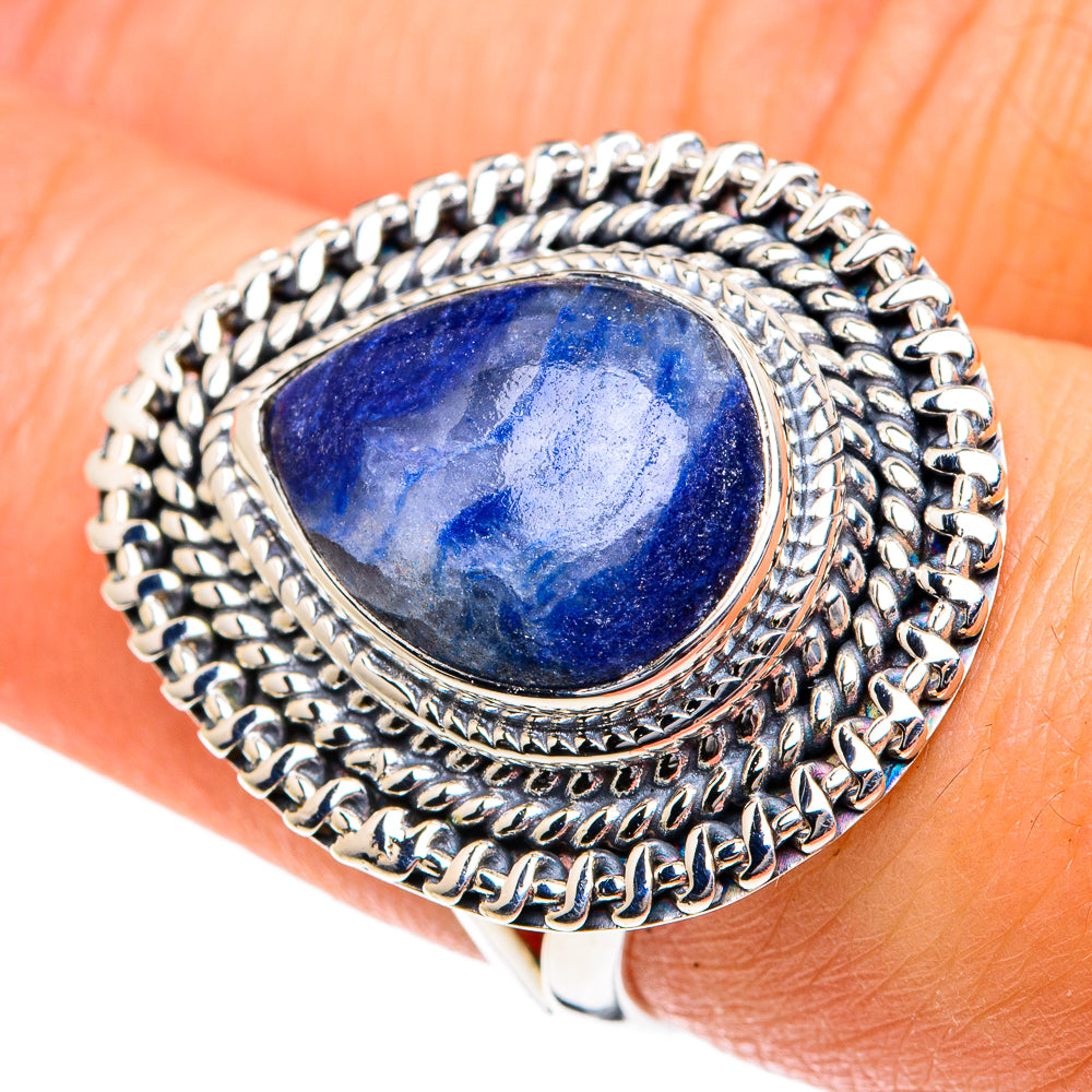 Sodalite Rings handcrafted by Ana Silver Co - RING81887