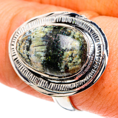 Seraphinite Rings handcrafted by Ana Silver Co - RING81889