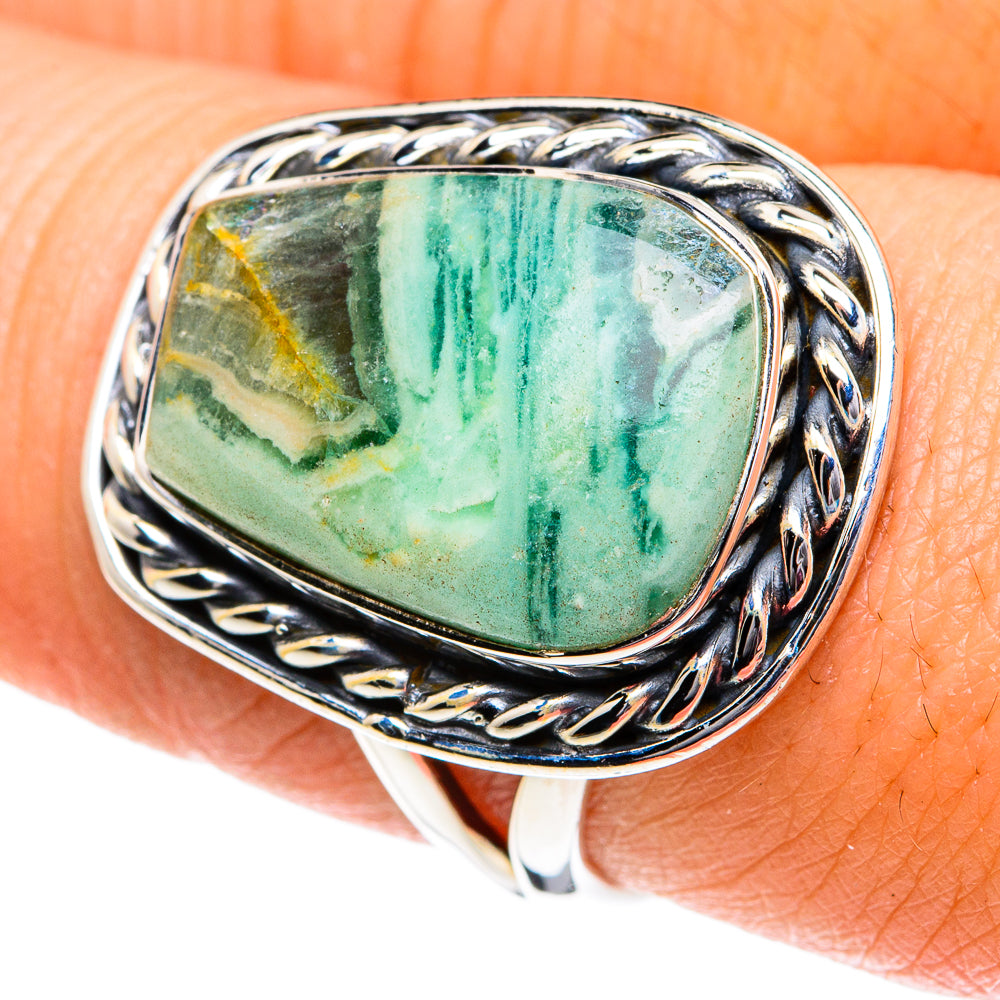 Ocean Jasper Rings handcrafted by Ana Silver Co - RING81890