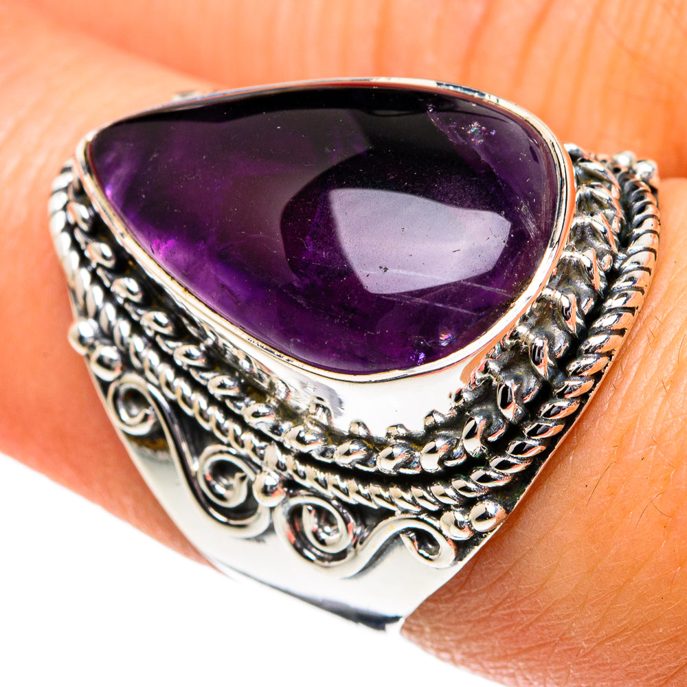 Amethyst Rings handcrafted by Ana Silver Co - RING81901