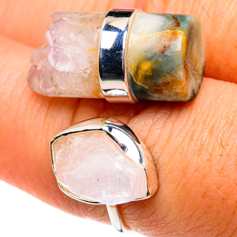Amethyst Stalactite Rings handcrafted by Ana Silver Co - RING81905