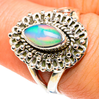 Ethiopian Opal Rings handcrafted by Ana Silver Co - RING81910