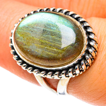Labradorite Rings handcrafted by Ana Silver Co - RING81921