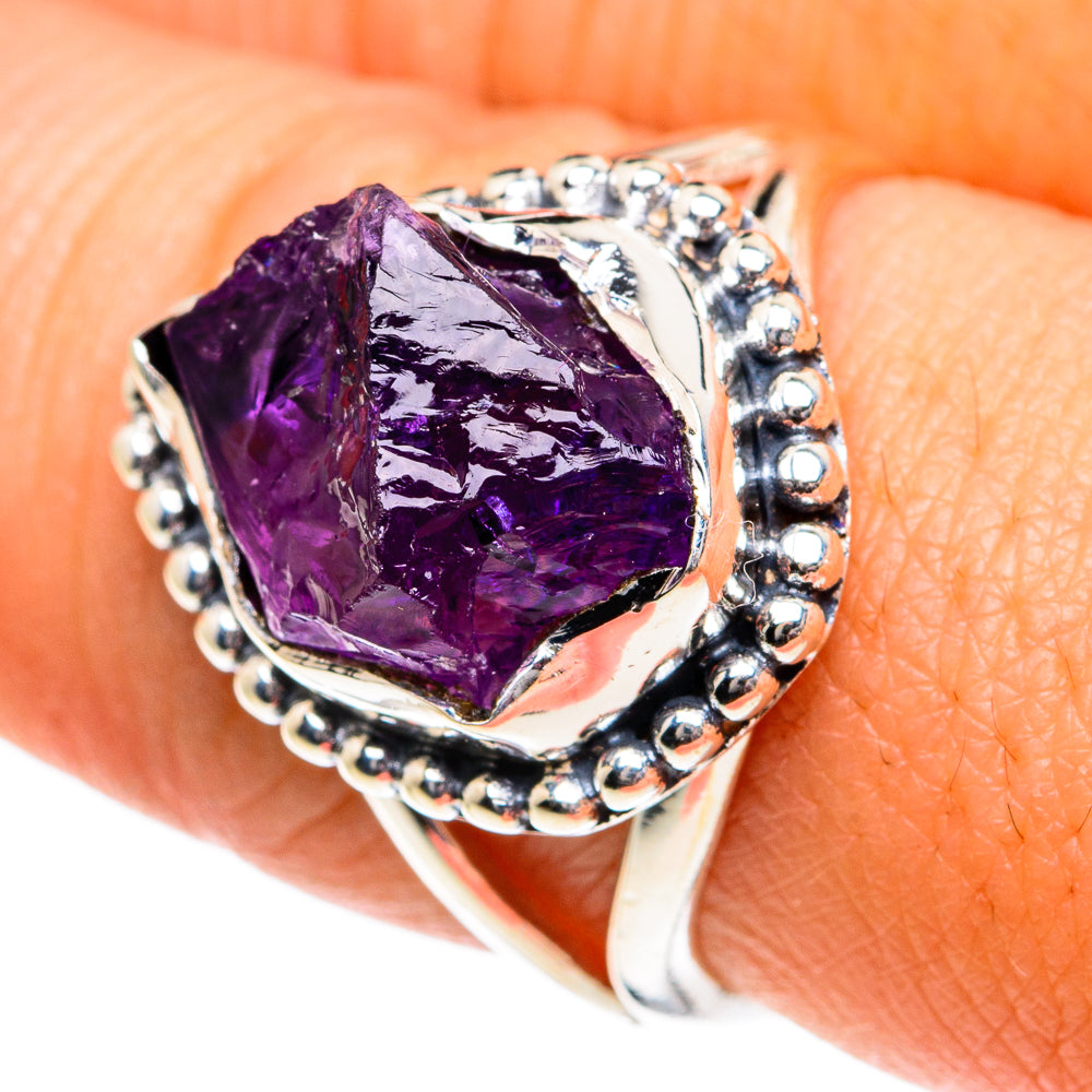 Amethyst Rings handcrafted by Ana Silver Co - RING81931