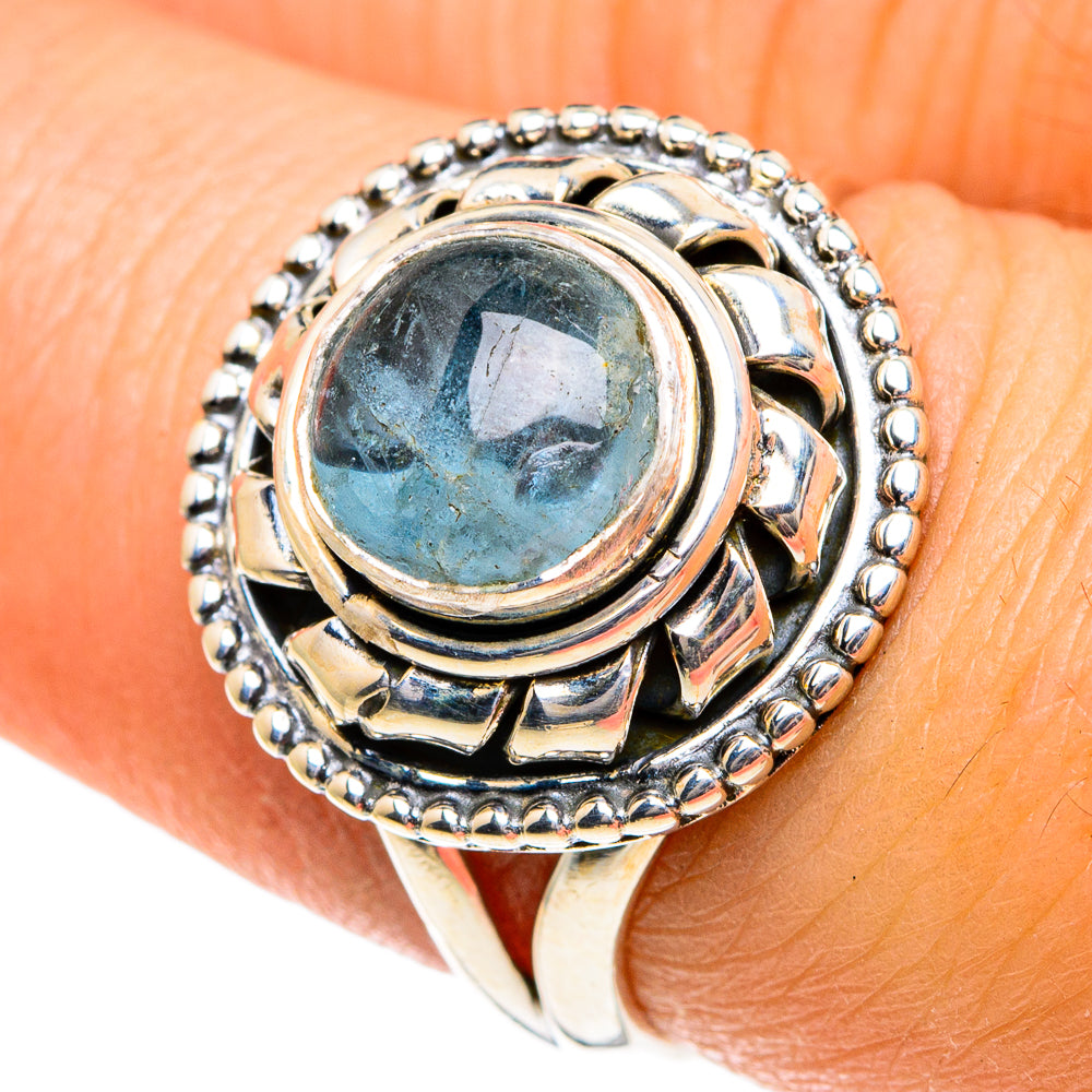 Aquamarine Rings handcrafted by Ana Silver Co - RING81948