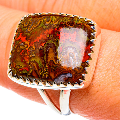 Moroccan Agate Rings handcrafted by Ana Silver Co - RING81955