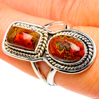 Moroccan Agate Rings handcrafted by Ana Silver Co - RING81958