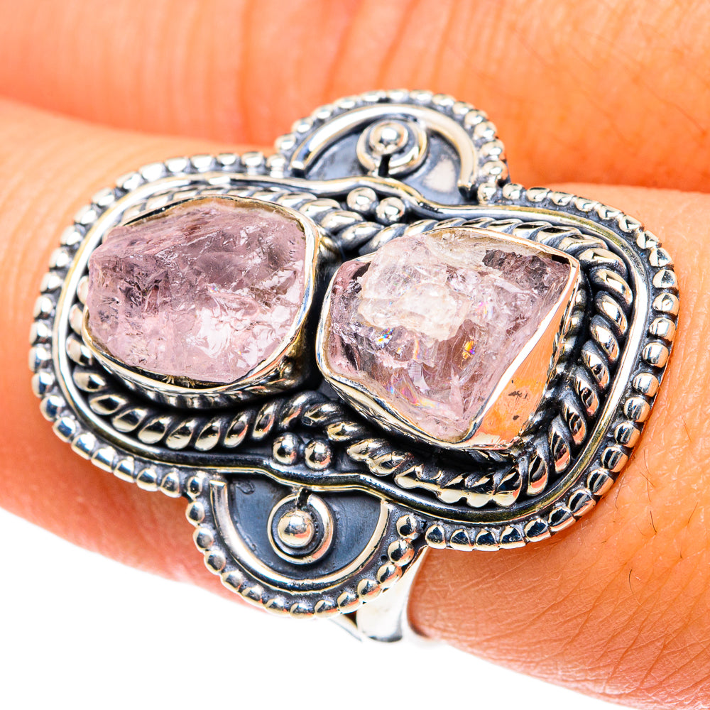 Rose Quartz Rings handcrafted by Ana Silver Co - RING81960