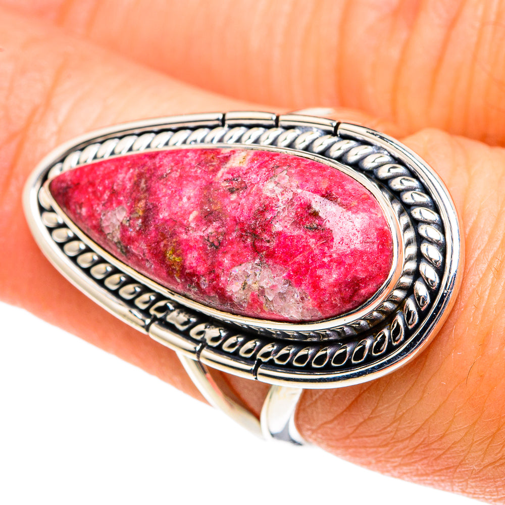 Thulite Rings handcrafted by Ana Silver Co - RING81961