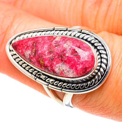 Thulite Rings handcrafted by Ana Silver Co - RING81961