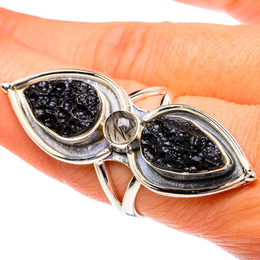 Tektite Rings handcrafted by Ana Silver Co - RING81970