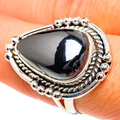 Hematite Rings handcrafted by Ana Silver Co - RING81981