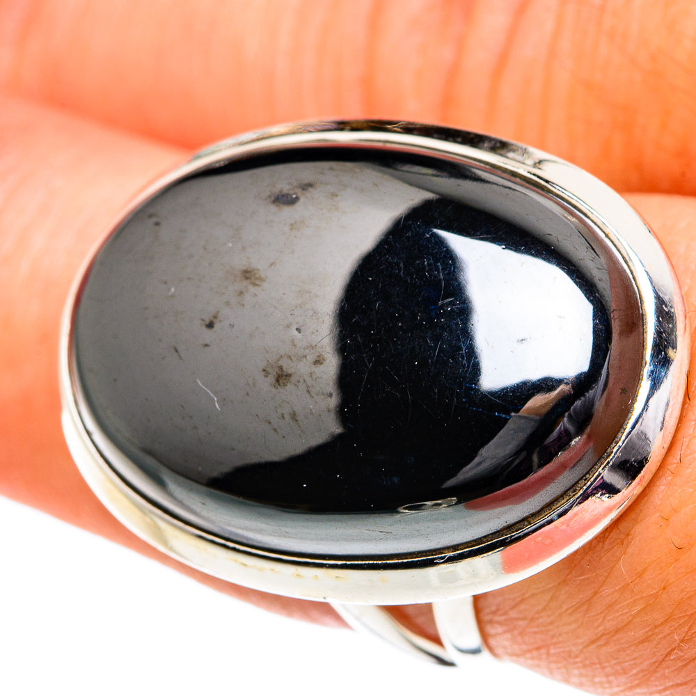 Hematite Rings handcrafted by Ana Silver Co - RING81982