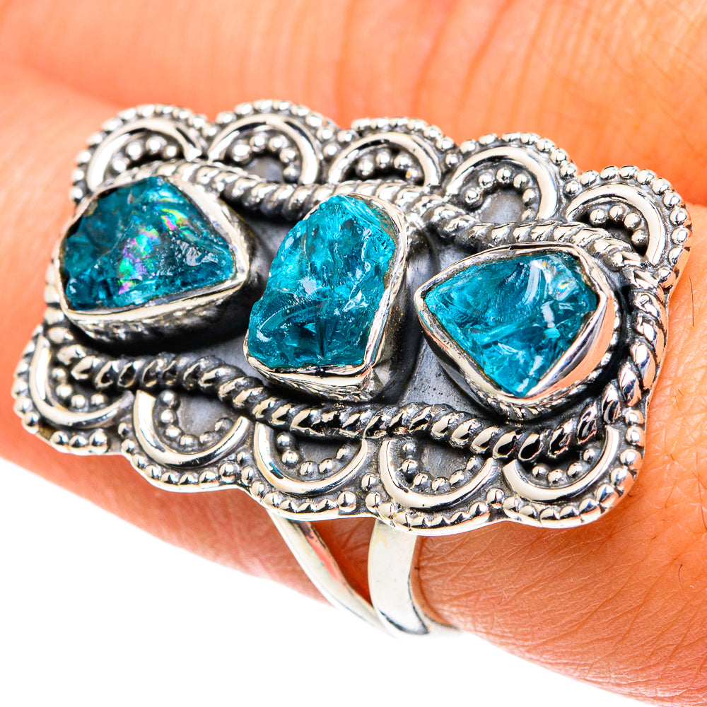 Apatite Rings handcrafted by Ana Silver Co - RING81995
