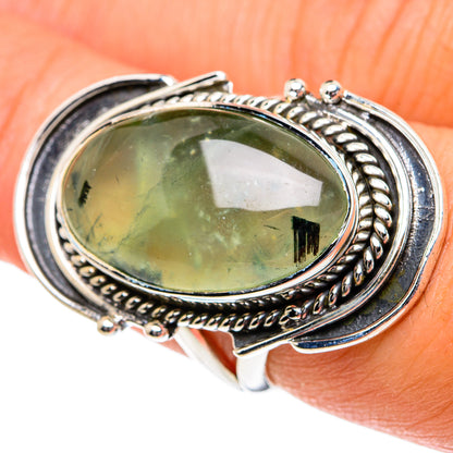Prehnite Rings handcrafted by Ana Silver Co - RING82002