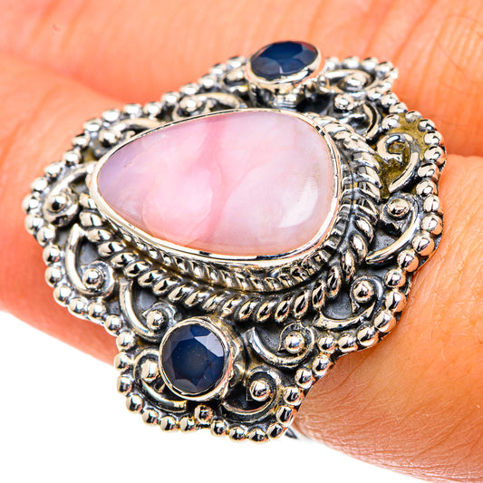 Pink Opal Rings handcrafted by Ana Silver Co - RING82011