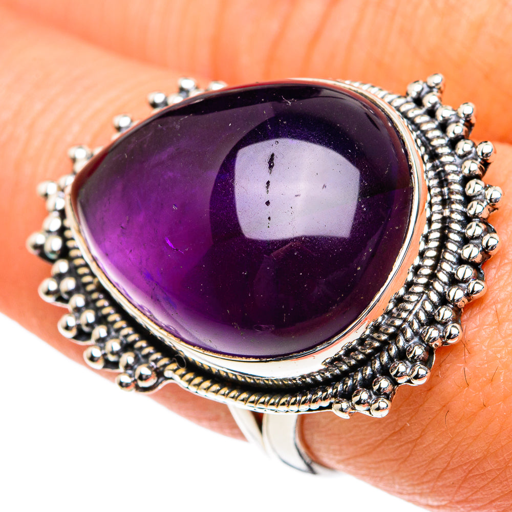 Amethyst Rings handcrafted by Ana Silver Co - RING82013