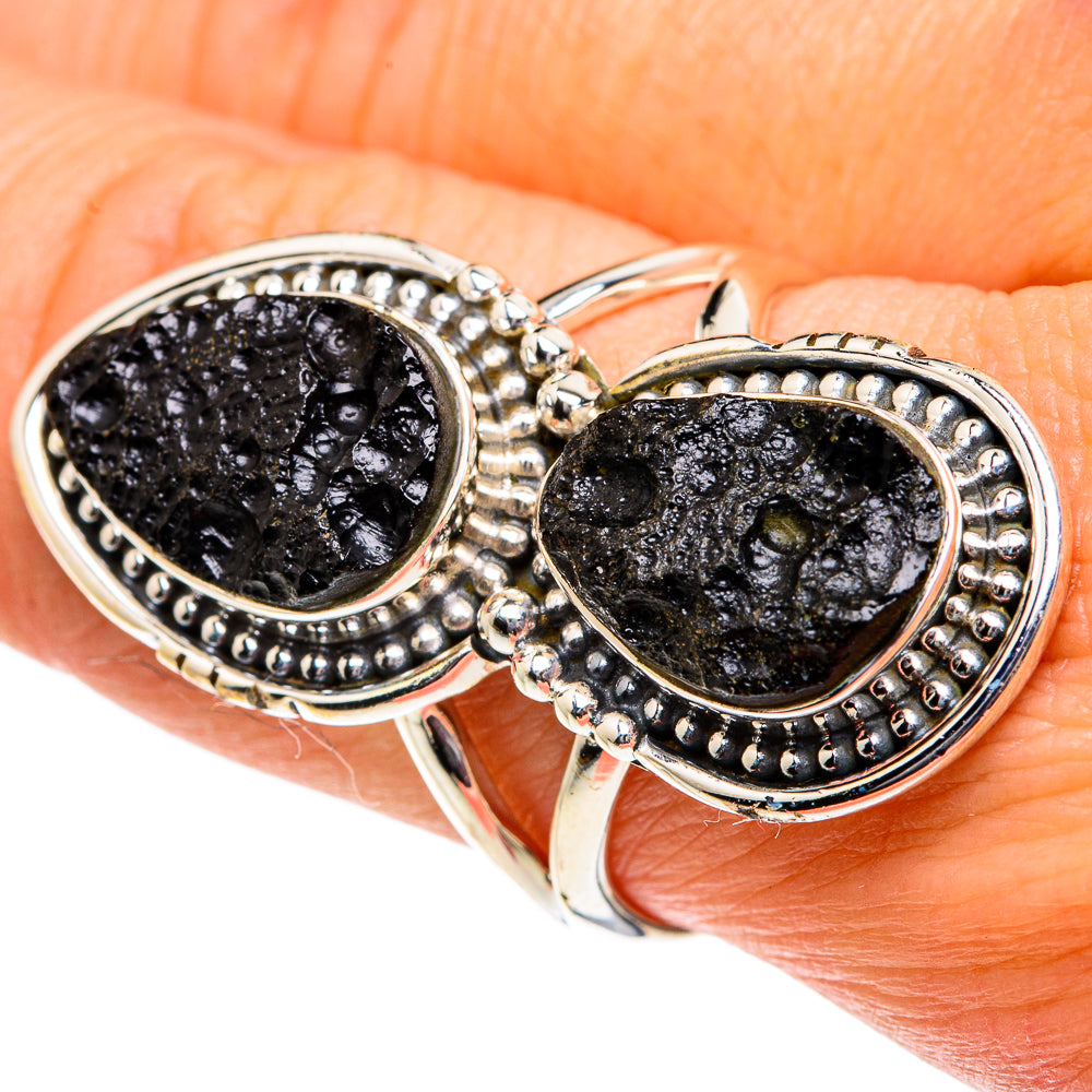 Tektite Rings handcrafted by Ana Silver Co - RING82018