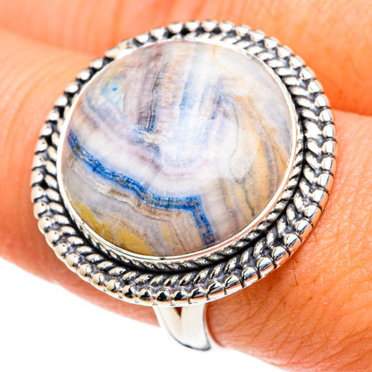 Blue Scheelite Rings handcrafted by Ana Silver Co - RING82028