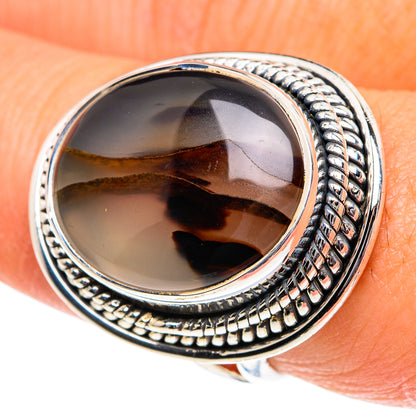 Montana Agate Rings handcrafted by Ana Silver Co - RING82042