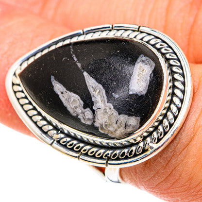 Chrysanthemum Stone Rings handcrafted by Ana Silver Co - RING82050