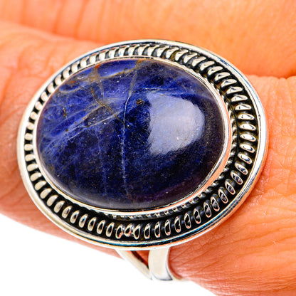 Sodalite Rings handcrafted by Ana Silver Co - RING82055
