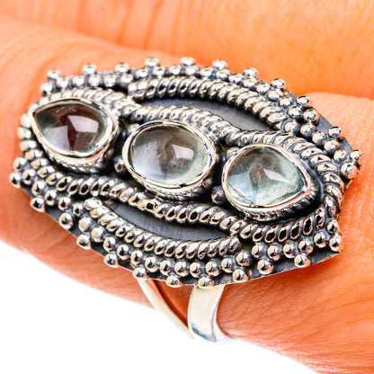 Aquamarine Rings handcrafted by Ana Silver Co - RING82058