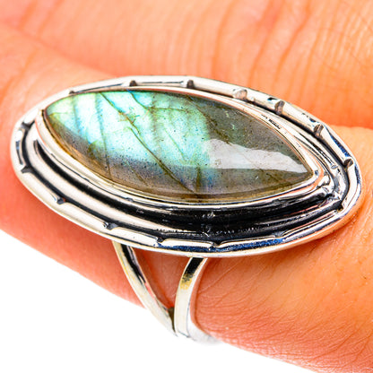 Labradorite Rings handcrafted by Ana Silver Co - RING82064