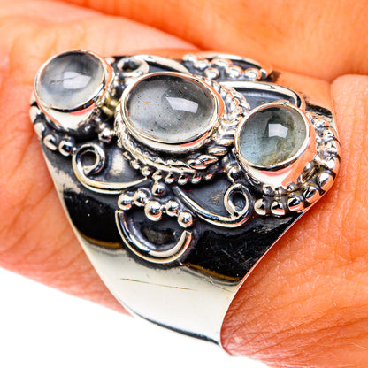 Aquamarine Rings handcrafted by Ana Silver Co - RING82073