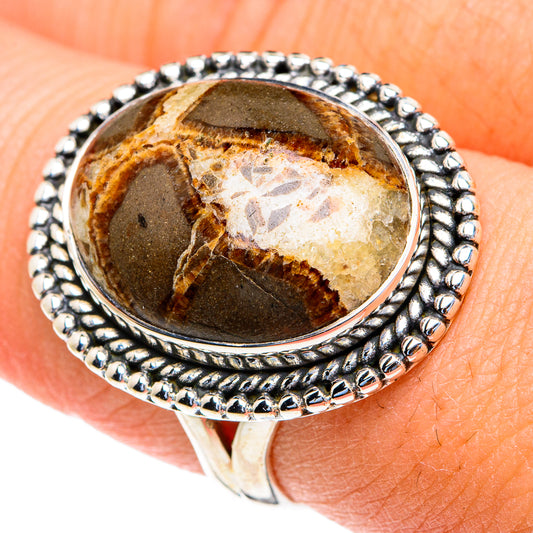 Septarian Nodule Rings handcrafted by Ana Silver Co - RING82082