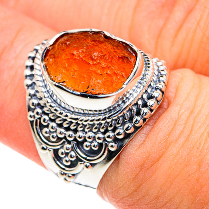 Carnelian Rings handcrafted by Ana Silver Co - RING82085