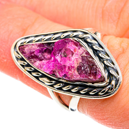 Pink Agate Druzy Rings handcrafted by Ana Silver Co - RING82088