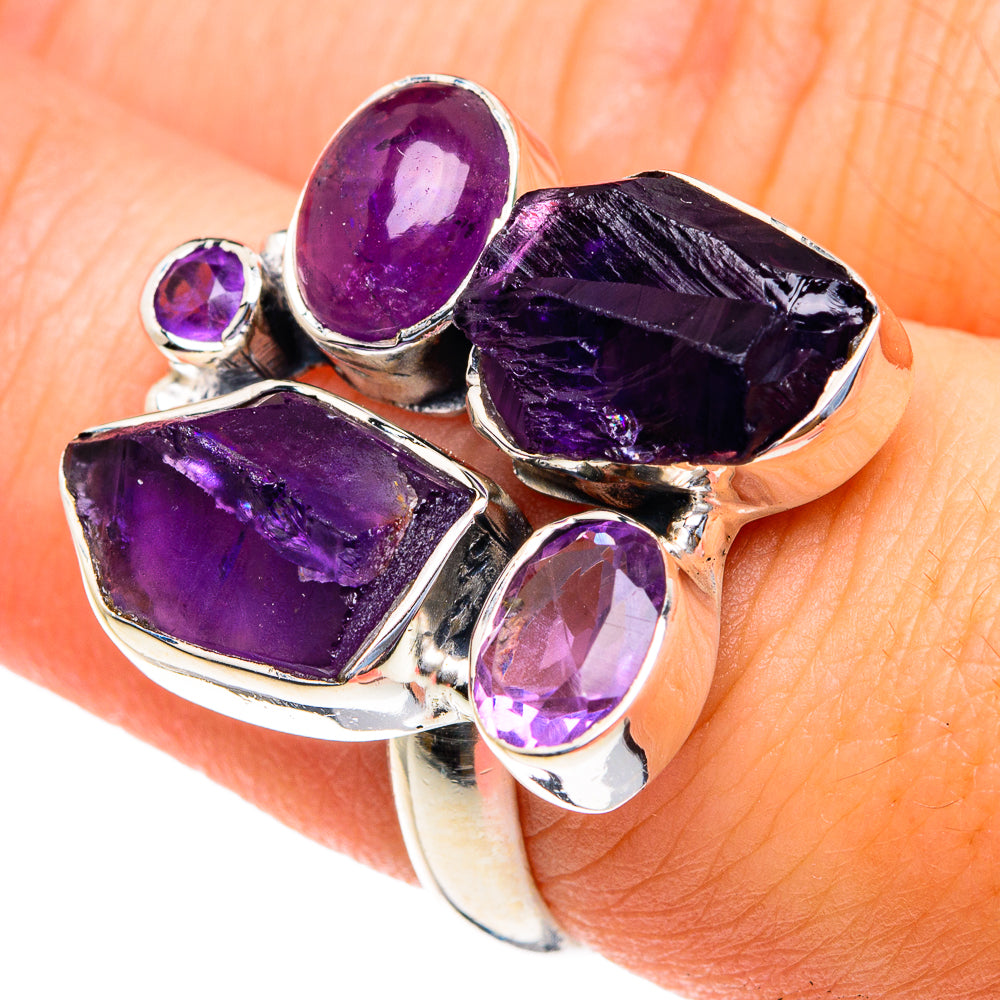 Amethyst Rings handcrafted by Ana Silver Co - RING82092