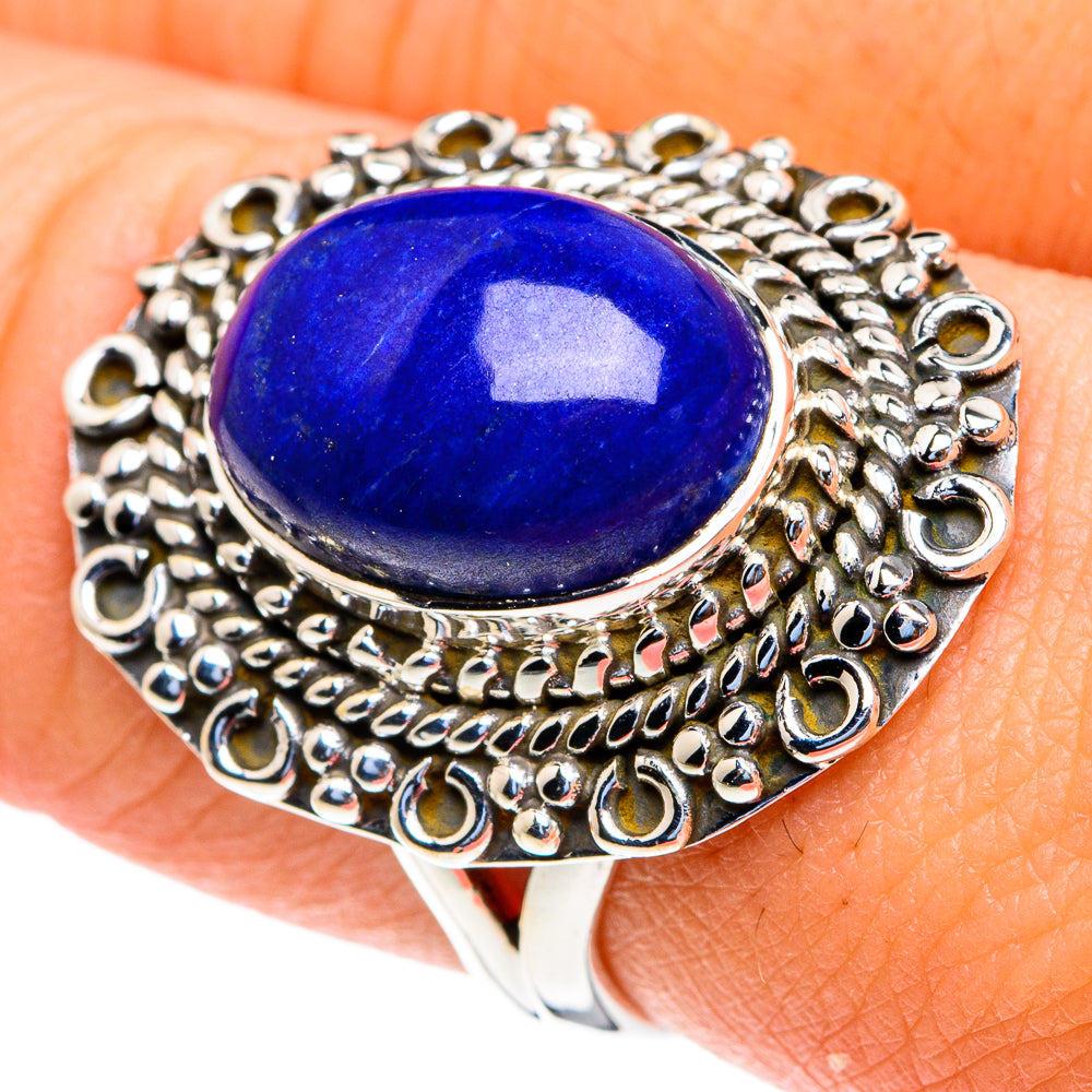 Lapis Lazuli Rings handcrafted by Ana Silver Co - RING82111