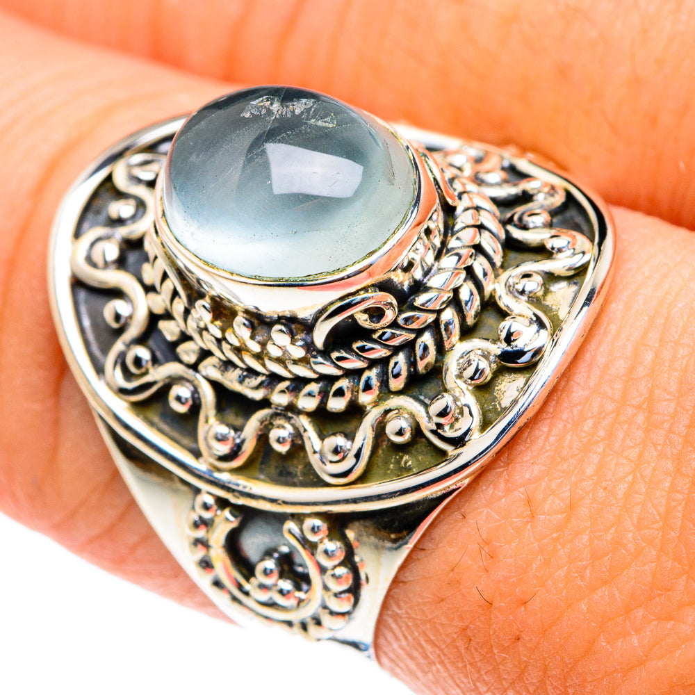 Aquamarine Rings handcrafted by Ana Silver Co - RING82114