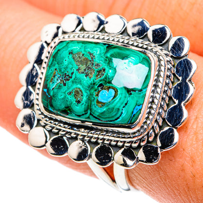 Chrysocolla Rings handcrafted by Ana Silver Co - RING82118
