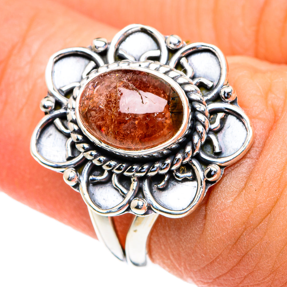 Pink Tourmaline Rings handcrafted by Ana Silver Co - RING82129