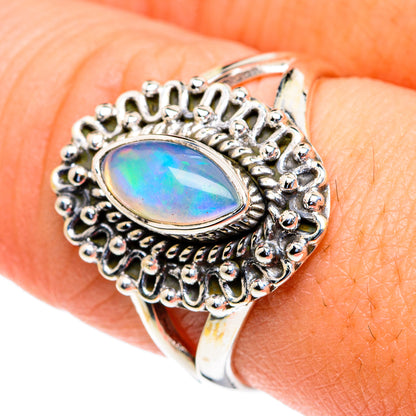 Ethiopian Opal Rings handcrafted by Ana Silver Co - RING82139